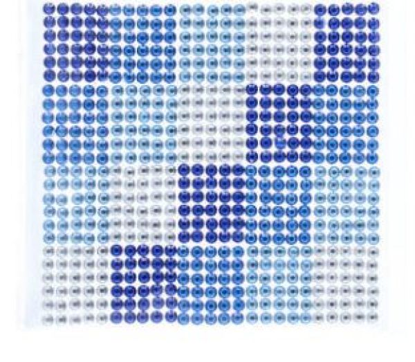 Strassseine Sticker blau Mix